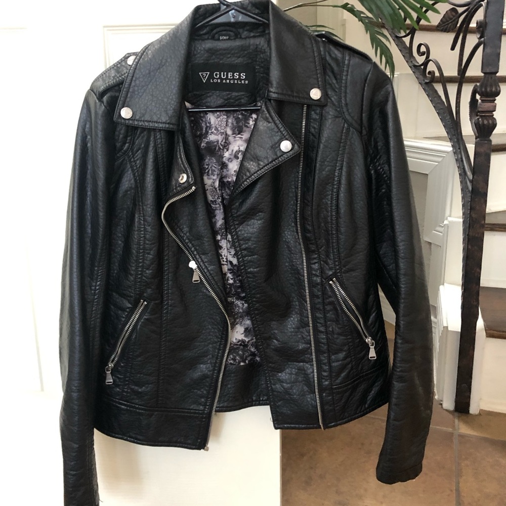 Guess Leather Jacket - Picture 2 of 3